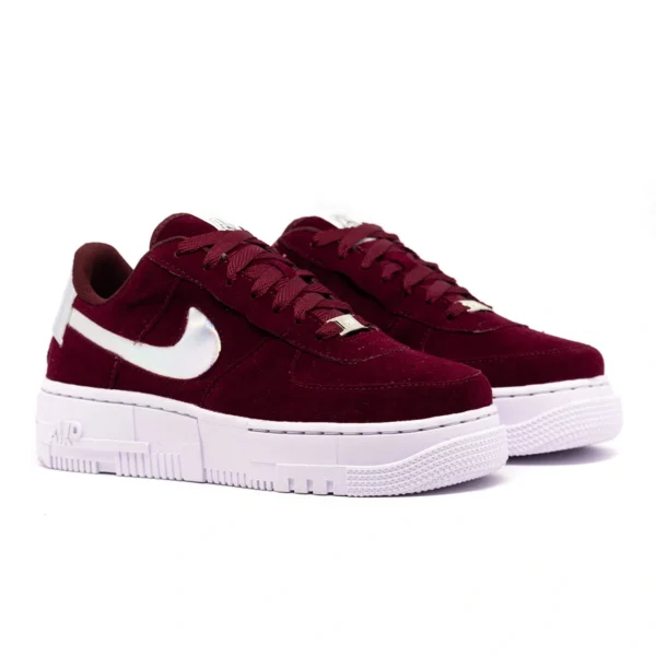 Tênis Feminino Nike Air Force Pixel Camurça - Imagem 3