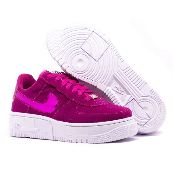Tênis Feminino Nike Air Force Pixel Camurça - Imagem 11