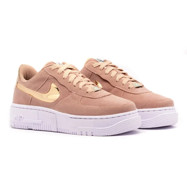 Tênis Feminino Nike Air Force Pixel Camurça - Imagem 18