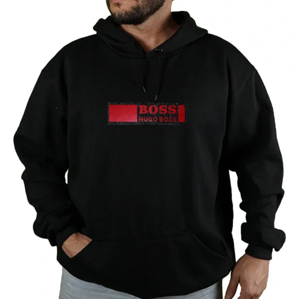 Blusa Moletom Hugo Boss Com Capuz Premium - Imagem 8