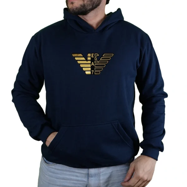 Blusa Moletom Empório Armani EA7 Com Capuz Premium - Imagem 11