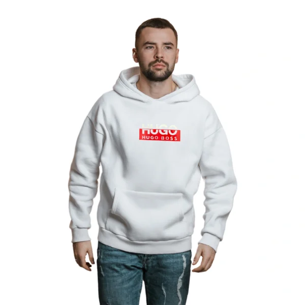 Blusa Moletom Hugo Boss Com Capuz Premium - Imagem 8
