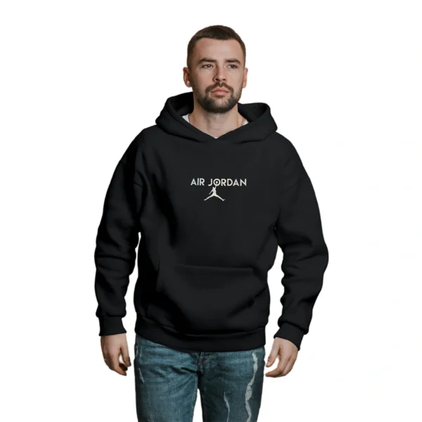 Blusa Moletom Nike Air Jordan Com Capuz Premium - Imagem 2