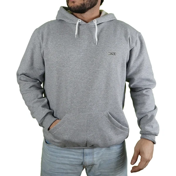 Blusa Moletom Hugo Boss Letter Com Capuz - Imagem 17