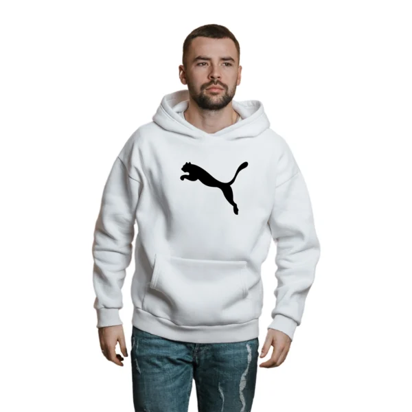 Blusa Moletom Puma Com Capuz Premium - Imagem 8