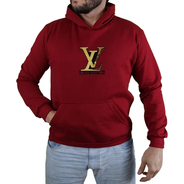 Blusa Moletom Louis Vuitton Com Capuz Premium - Imagem 14