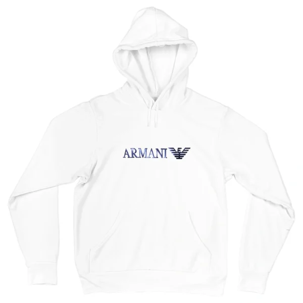 Blusa Moletom Emporio Armani Logo Com Capuz Premium - Imagem 12