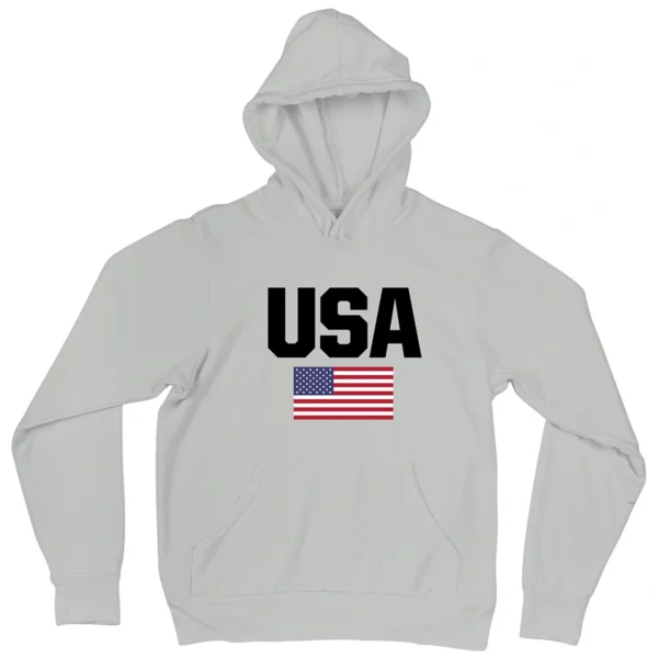 Blusa Moletom Estados Unidos da América USA Com Capuz - Imagem 6