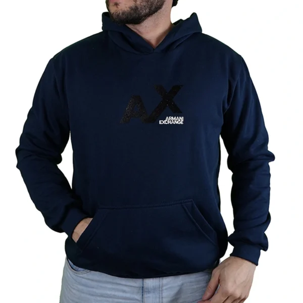 Blusa Moletom Armani Exchange Com Capuz Premium - Imagem 11