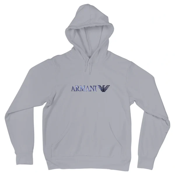 Blusa Moletom Emporio Armani Logo Com Capuz Premium - Imagem 18