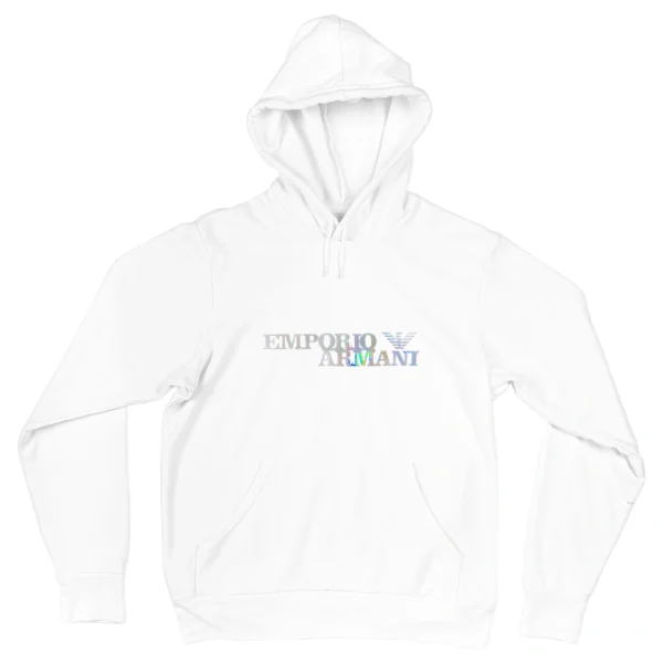 Blusa Moletom Emporio Armani Reflective Com Capuz Premium - Imagem 9