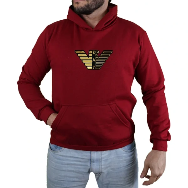 Blusa Moletom Empório Armani EA7 Com Capuz Premium - Imagem 14
