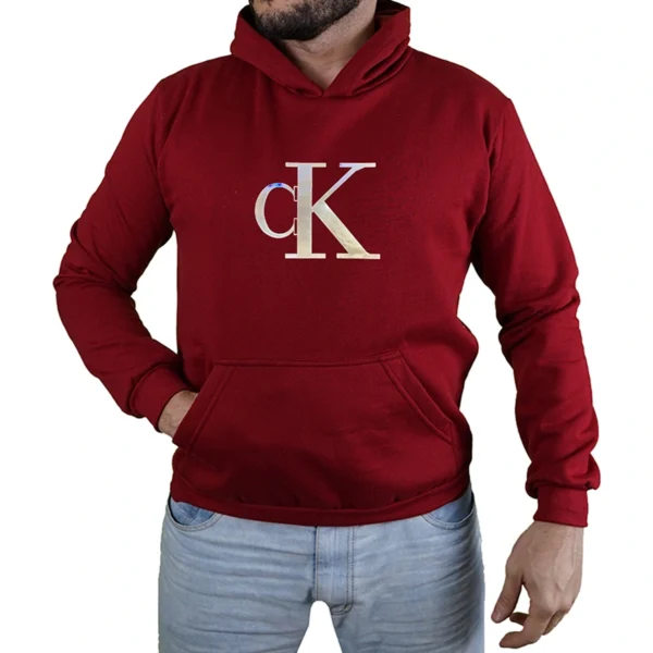 Blusa Moletom Calvin Klein CK Com Capuz Premium - Imagem 14
