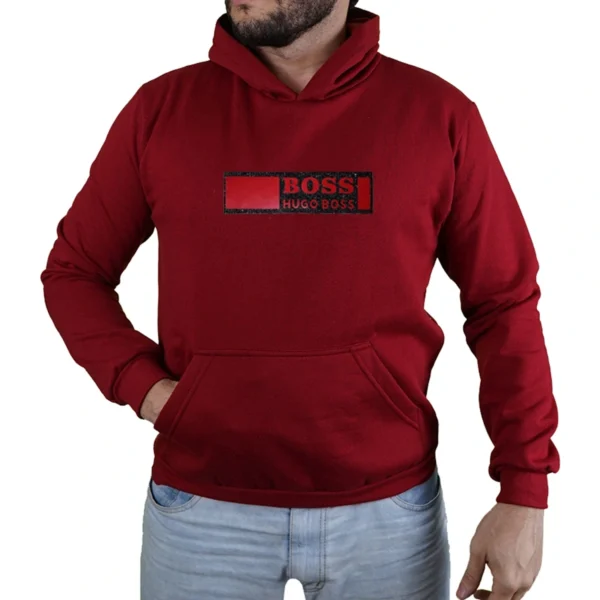 Blusa Moletom Hugo Boss Com Capuz Premium - Imagem 14