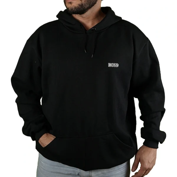Blusa Moletom Hugo Boss Letter Com Capuz - Imagem 2