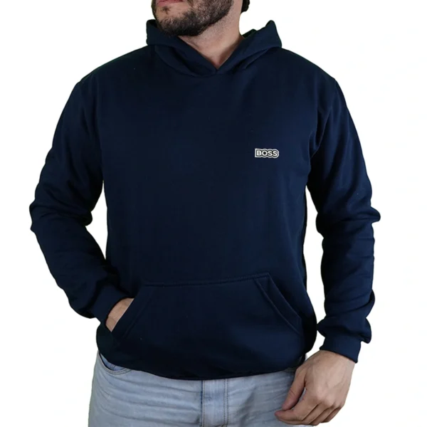 Blusa Moletom Hugo Boss Letter Com Capuz - Imagem 11