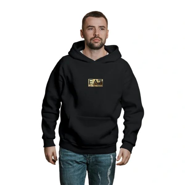 Blusa Moletom Empório Armani EA7 Com Capuz Premium - Imagem 5