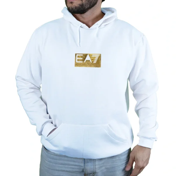Blusa Moletom Empório Armani EA7 Com Capuz Premium - Imagem 11