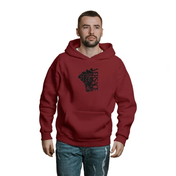 Blusa Moletom Versace Medusa Com Capuz Premium - Imagem 14