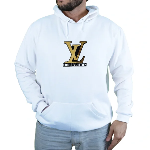 Blusa Moletom Louis Vuitton Com Capuz Premium - Imagem 5