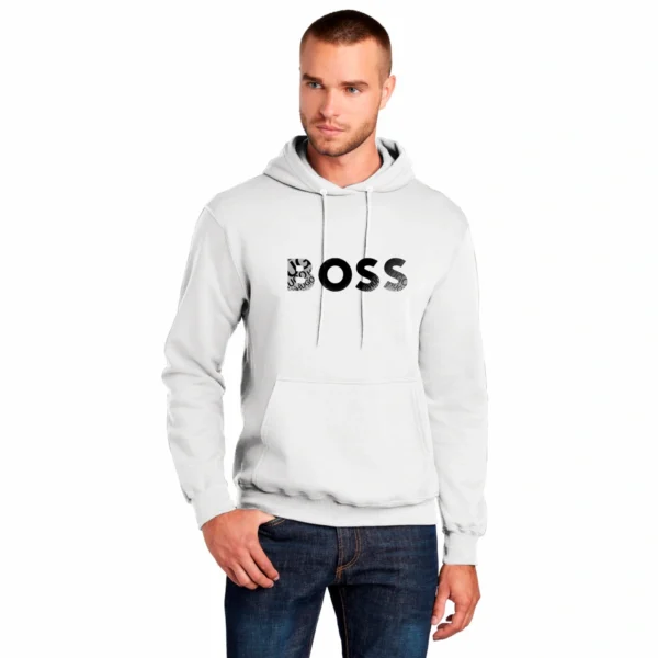 Blusa Moletom Hugo Boss Big Logo com Capuz - Imagem 8
