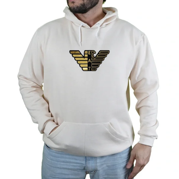 Blusa Moletom Empório Armani EA7 Com Capuz Premium - Imagem 2