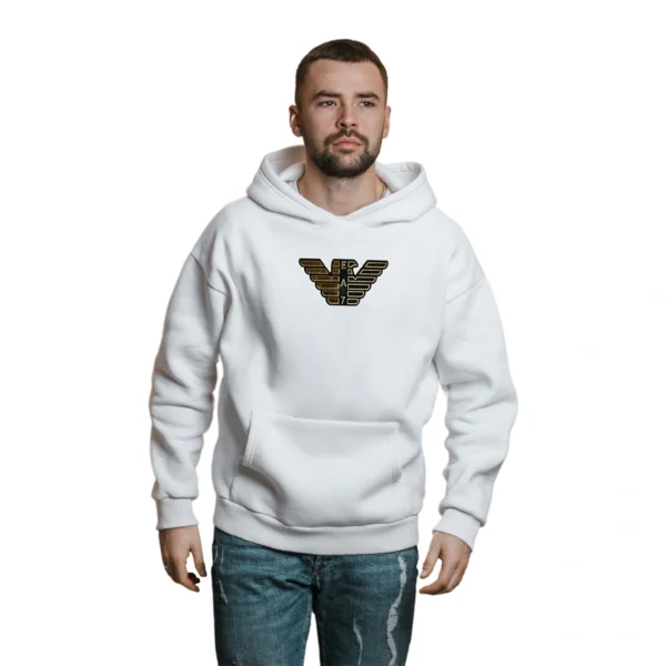 Blusa Moletom Emporio Armani EA7 Com Capuz Premium - Imagem 5