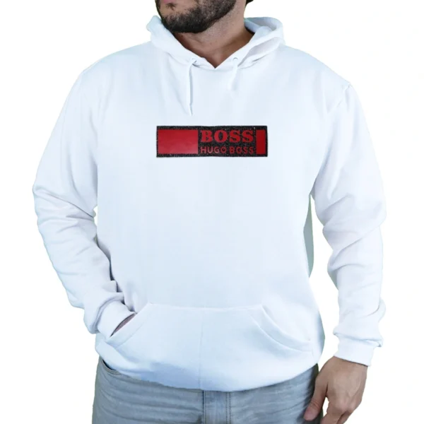 Blusa Moletom Hugo Boss Com Capuz Premium - Imagem 5