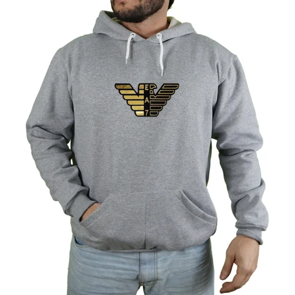 Blusa Moletom Empório Armani EA7 Com Capuz Premium - Imagem 17