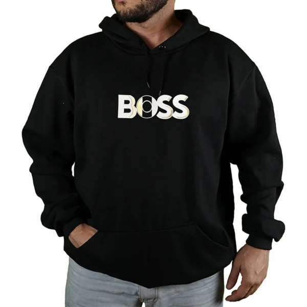 Blusa Moletom Hugo Boss Gold Com Capuz Premium - Imagem 2