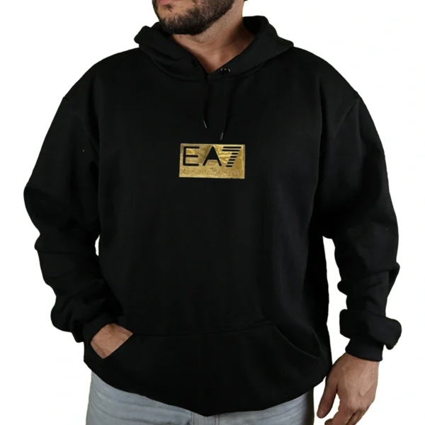 Blusa Moletom Empório Armani EA7 Com Capuz Premium - Imagem 2