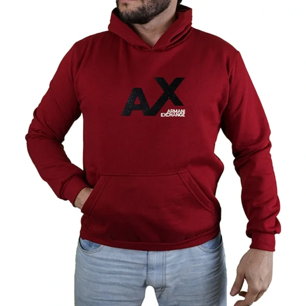 Blusa Moletom Armani Exchange Com Capuz Premium - Imagem 17