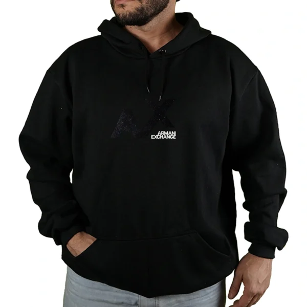 Blusa Moletom Armani Exchange Com Capuz Premium - Imagem 8
