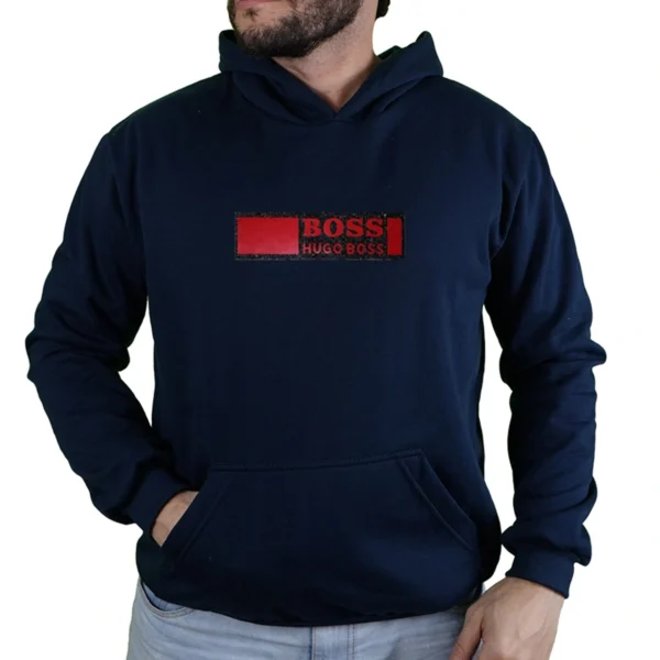 Blusa Moletom Hugo Boss Com Capuz Premium - Imagem 11