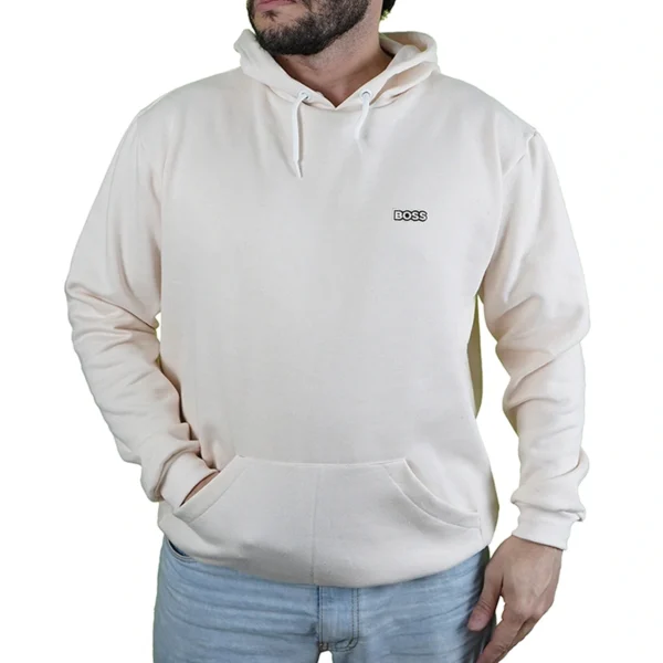 Blusa Moletom Hugo Boss Letter Com Capuz - Imagem 8