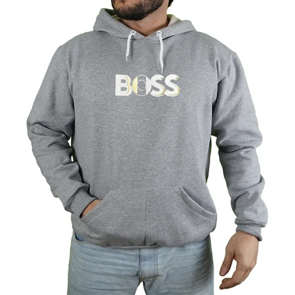Blusa Moletom Hugo Boss Gold Com Capuz Premium - Imagem 17