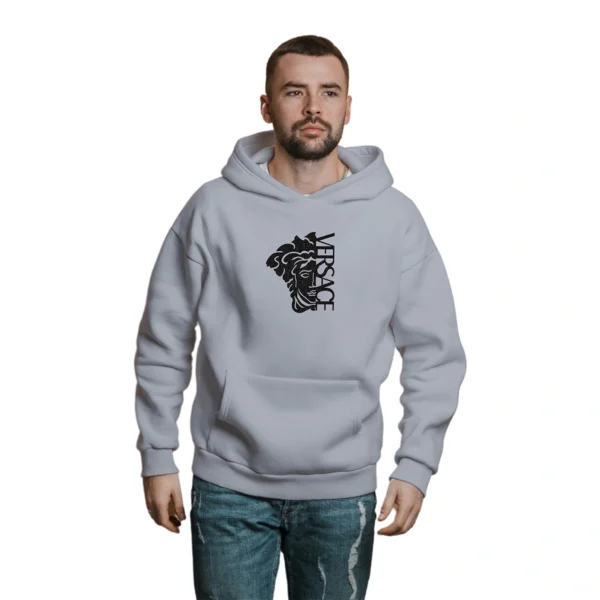 Blusa Moletom Versace Medusa Com Capuz Premium - Imagem 17